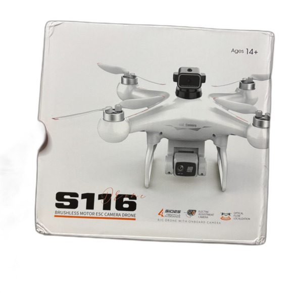S116 NEW Flying Beginner Friendly Brushless Motor ESC Camera Drone Black - Picture 4 of 8